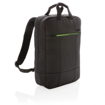 Soho business batoh na 15,6" notebook z RPET čierna, zelená