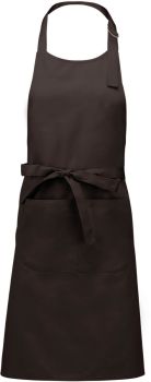 Kariban | Zástěra s laclem "Sommelier" chocolate onesize