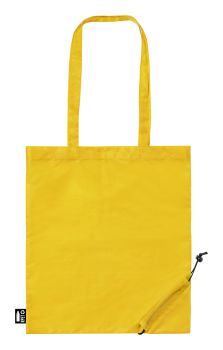 Lulu skladacia RPET nákupná taška žltá