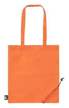Berber skladacia RPET nákupná taška orange