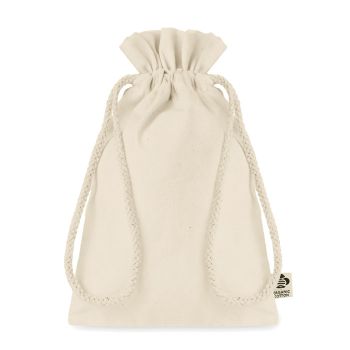AMBER SMALL Malá dárková bavlněná taška beige