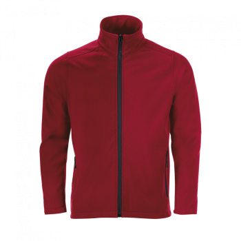 SOL'S RACE MEN - SOFTSHELL ZIP JACKET Pepper Red L