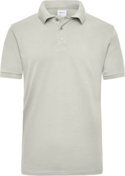 Daiber | Pánské pracovní piqué polo z těžké bavlny cement XL