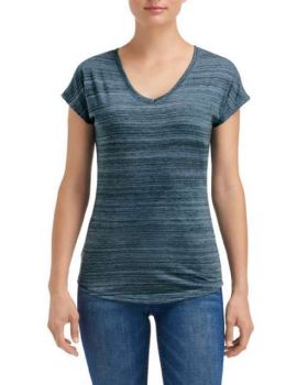 WOMEN'S TRI-BLEND V-NECK ID TEE ID Orion M