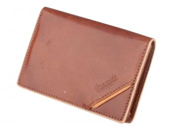 Abile business card holder brown