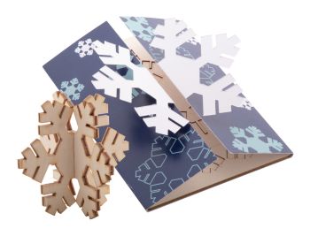 Creax Plus Vianočná pohľadnica, snehová vločka natural