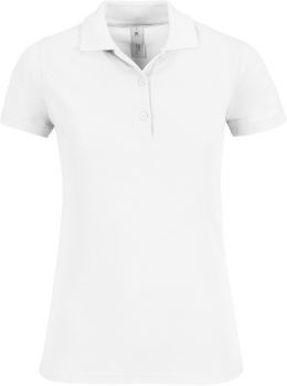 B&C | Dámské piqué polo white XS