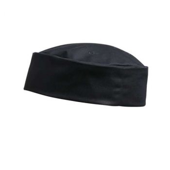 TURN-UP CHEF’S HAT Black L