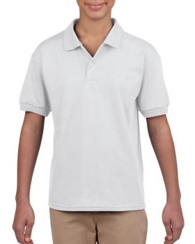 DRYBLEND® YOUTH JERSEY POLO SHIRT White XL