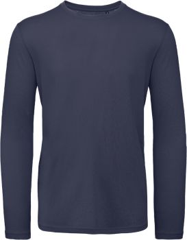 B&C | Pánské tričko s dlouhým rukávem navy blue L