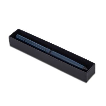 DUET 2v1 věčná tužka a kuličkové pero v krabičce, tmavě modrá