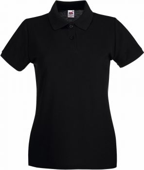 F.O.L. | Dámské piqué polo black XXL