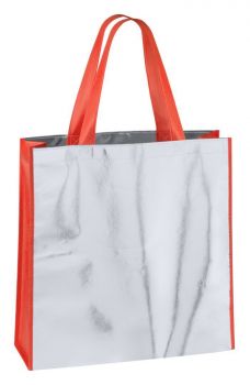Kuzor shopping bag silver , orange