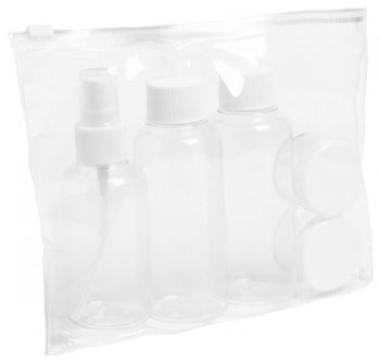 Flaut travel cosmetic bag transparent
