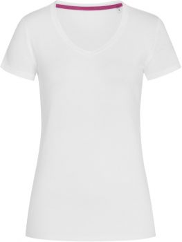 Stedman | Dámské tričko s výstřihem do V white M