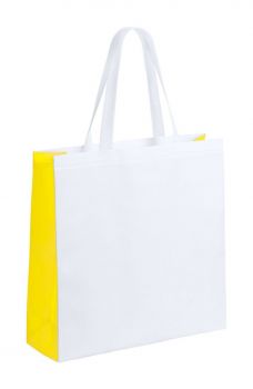 Decal nákupná taška white , žltá