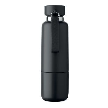 NOEKA Dvoustěnná láhev 500ml Černá