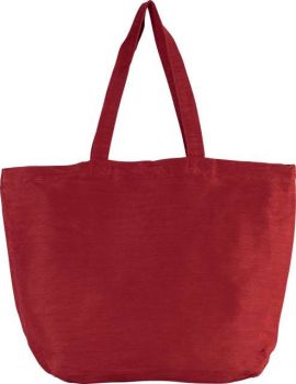 LARGE LINED JUCO BAG Washed Crimson Red U