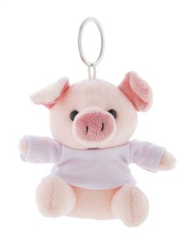 PigFob prívesok na kľúče s plyšovým prasiatkom pink