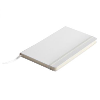 SEGOVIA zápisník s čistými stranami 90x140 / 160 stran,  bílá