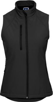 Russell | Dámská 3-vrstvá softshellová vesta black L