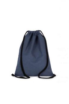 SMALL RECYCLED BACKPACK WITH DRAWSTRING Horizon Blue U