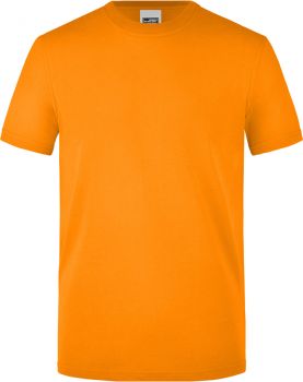 James & Nicholson | Pánské signální pracovní tričko neon orange 5XL