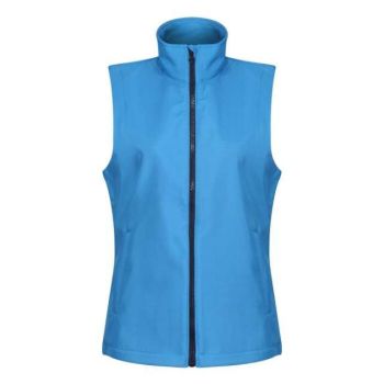 WOMEN'S ABLAZE PRINTABLE SOFTSHELL BODYWARMER French Blue/Navy XL