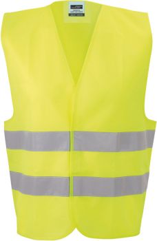 James & Nicholson | Dětská bezpečnostní vesta fluorescent yellow onesize