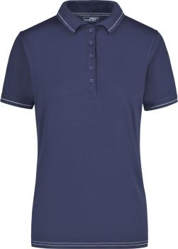 James & Nicholson | Dámské žerzejové elastické polo navy/white L