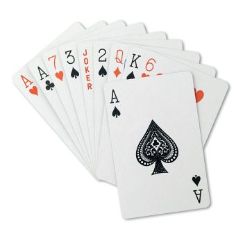 ARUBA Hrací karty v PP pouzdře red