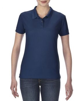 PERFORMANCE® LADIES' DOUBLE PIQUÉ POLO Navy M