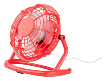 Miclox mini desk fan red