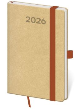 Vreckový diár Print Pop cappuccino