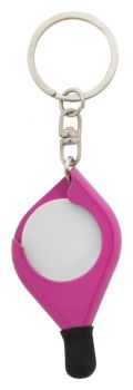 Frits trolley coin keyring pink