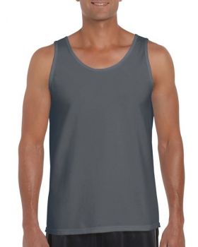 SOFTSTYLE® ADULT TANK TOP Charcoal S