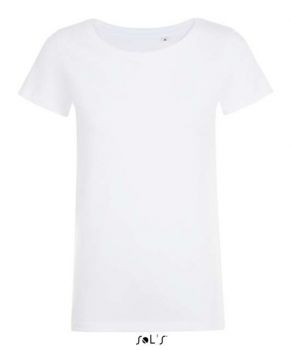 SOL'S MIA WOMEN'S ROUND-NECK FITTED T-SHIRT White XS