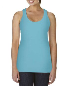 LADIES' LIGHTWEIGHT RACERBACK TANK TOP Lagoon Blue XL