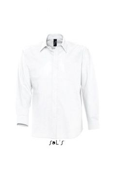 SOL'S BOSTON - LONG SLEEVE OXFORD MEN'S SHIRT White L