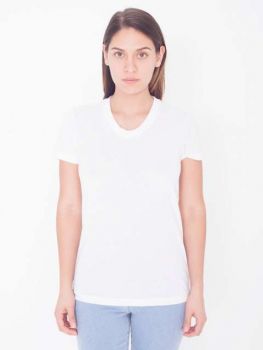 WOMEN'S SUBLIMATION SHORT SLEEVE T-SHIRT White 2XL