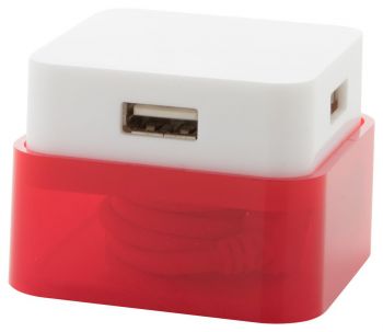 Dix USB hub red , white