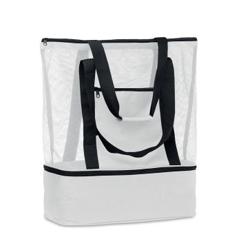 MALLA Síťovaná nákupní taška white