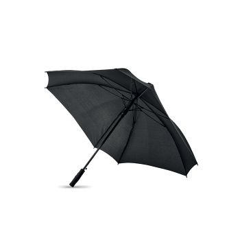 COLUMBUS 27palcový  čtvercový deštník black