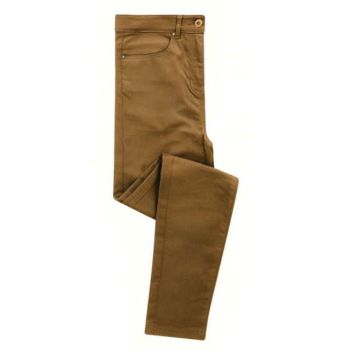 LADIES' PERFORMANCE CHINO JEANS Camel XS