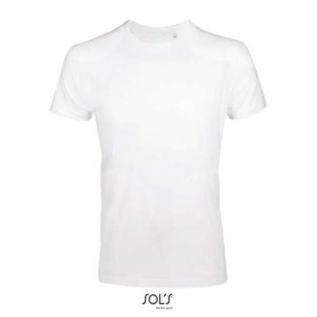 SOL'S IMPERIAL FIT - MEN'S ROUND NECK CLOSE FITTING T-SHIRT White M