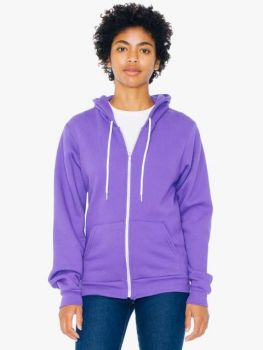 UNISEX FLEX FLEECE ZIP HOODIE Purple L