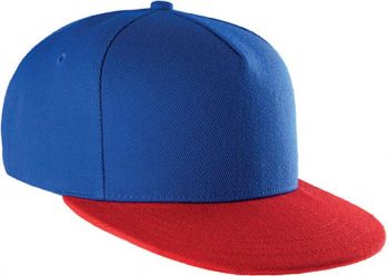 SNAPBACK CAP - 5 PANELS Royal Blue/Red U