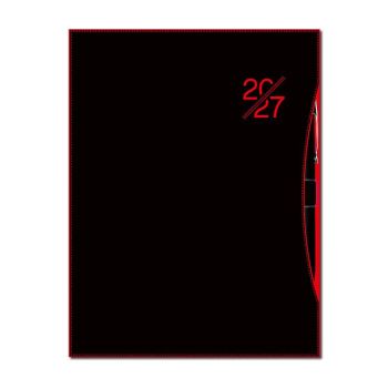 Týždenný diár A5 SMART red 2027