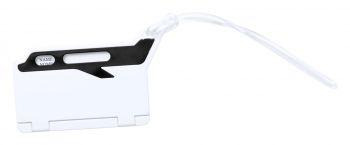 Mufix luggage tag white , black