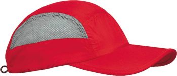 FOLDABLE SPORTS CAP Red/Grey U